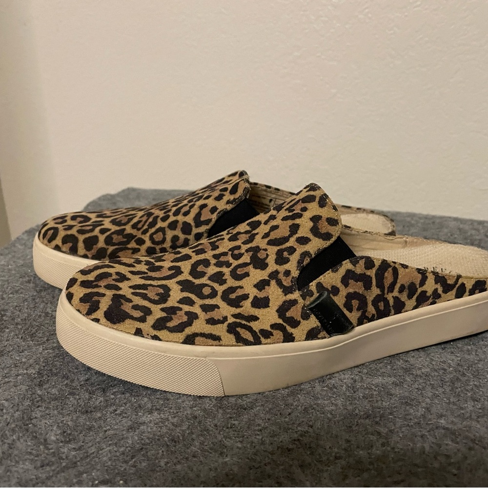 Leopard Print Slip-On Sneakers